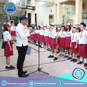 SOSIALISASI P4GN MELALUI KEGIATAN UPACARA BENDERA