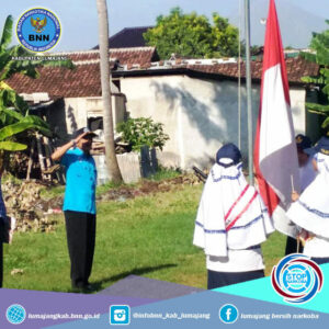 SOSIALISASI P4GN MELALUI KEGIATAN UPACARA BENDERA