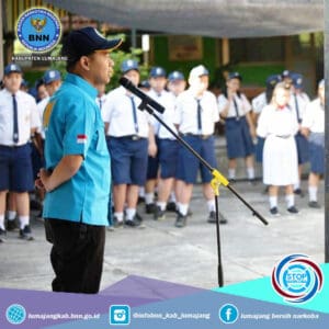 SOSIALISASI P4GN MELALUI KEGIATAN UPACARA BENDERA