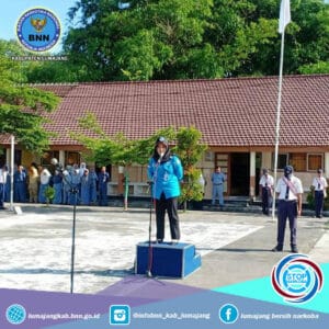 SOSIALISASI P4GN MELALUI KEGIATAN UPACARA BENDERA